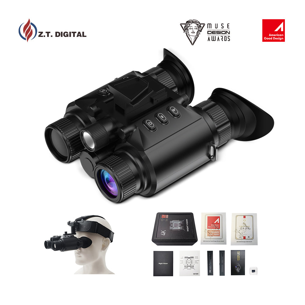 VisioGear H5 Head-Mounted 4K Night Vision Goggles