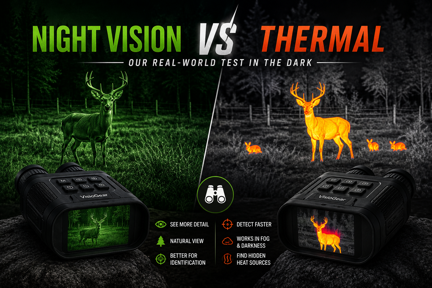 Night Vision vs Thermal: Our Real-World Test in the Dark