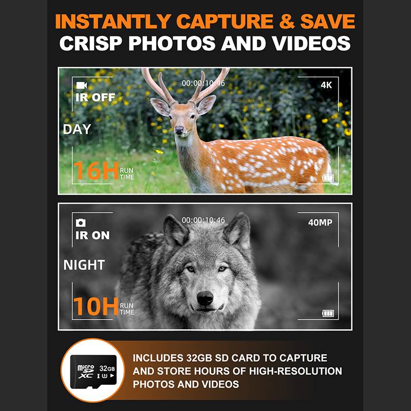 Eagle 4K Night Vision Goggles for Adults – Dual Night & Day Modes, 5000mAh Battery, 32GB Card, HD Binoculars for Hunting & Surveillance