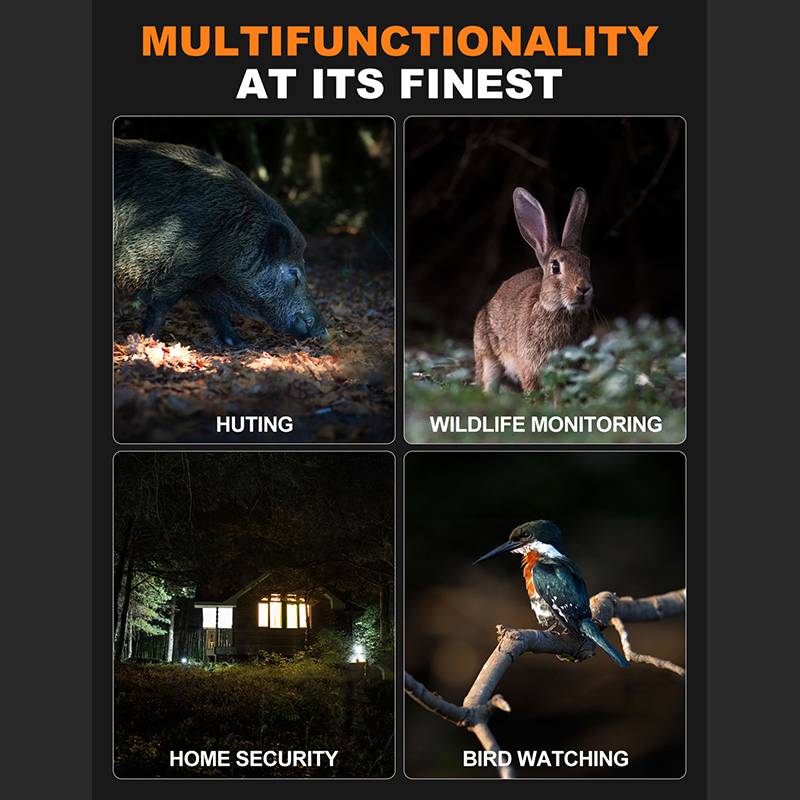 Eagle 4K Night Vision Goggles for Adults – Dual Night & Day Modes, 5000mAh Battery, 32GB Card, HD Binoculars for Hunting & Surveillance